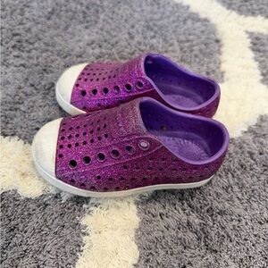 Purple Glitter Natives